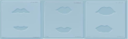 Lips stencils- Pochoir lèvres